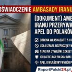 🔴 PILNE: Iran przerywa milczenie. Oficjalne oświadczenie Ambasady w Warszawie [DOKUMENT]